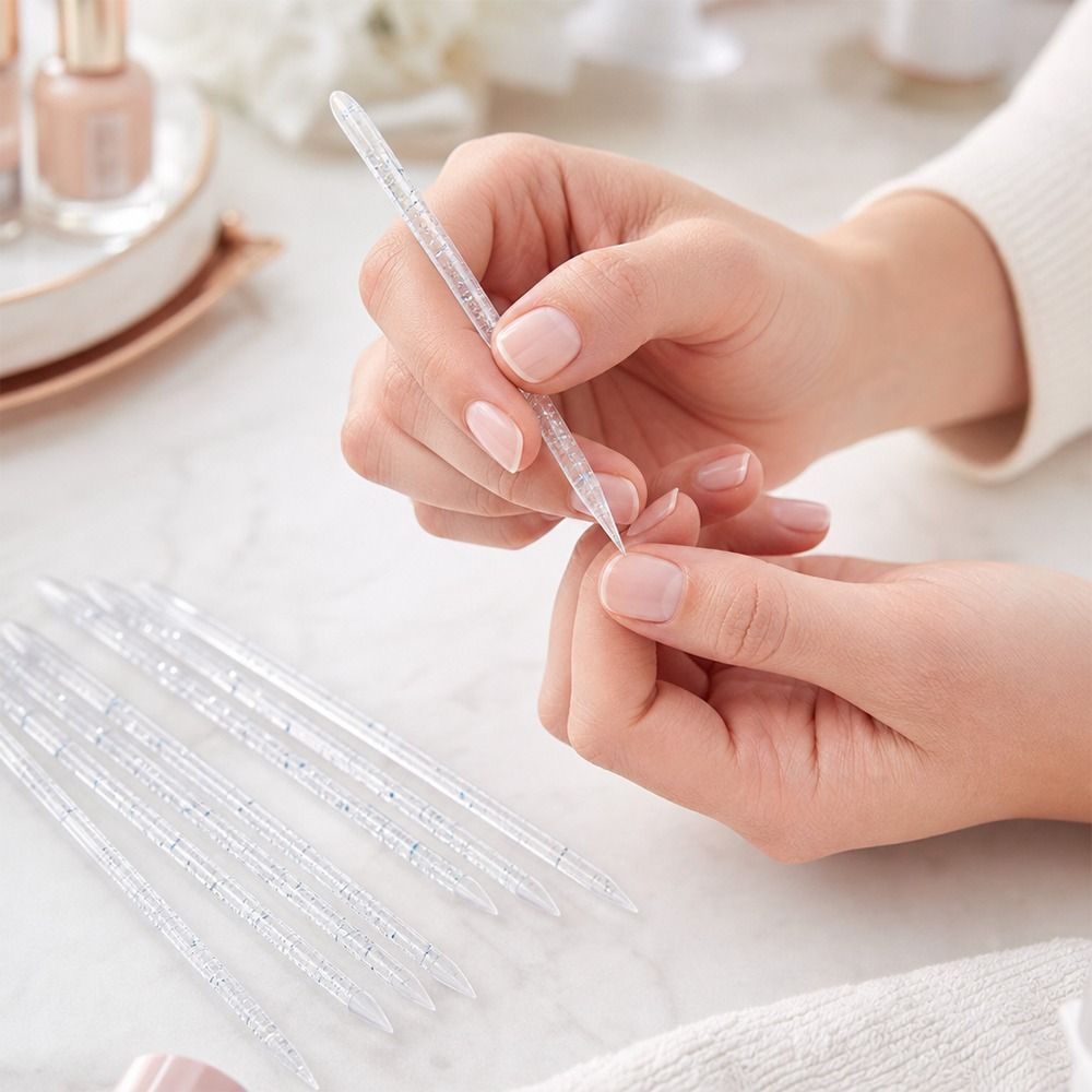 100個入り、両端に先端が付いたキューティクルプッシャー。ラ - Nail Art Orange のレビューと価格