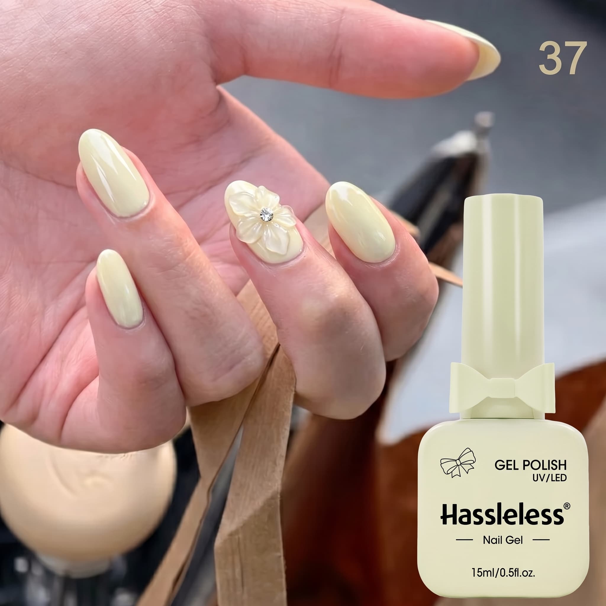 手軽に使えるネイルポリッシュジェル3本セット（15ml）。ミ - Nail Art Orange のレビューと価格