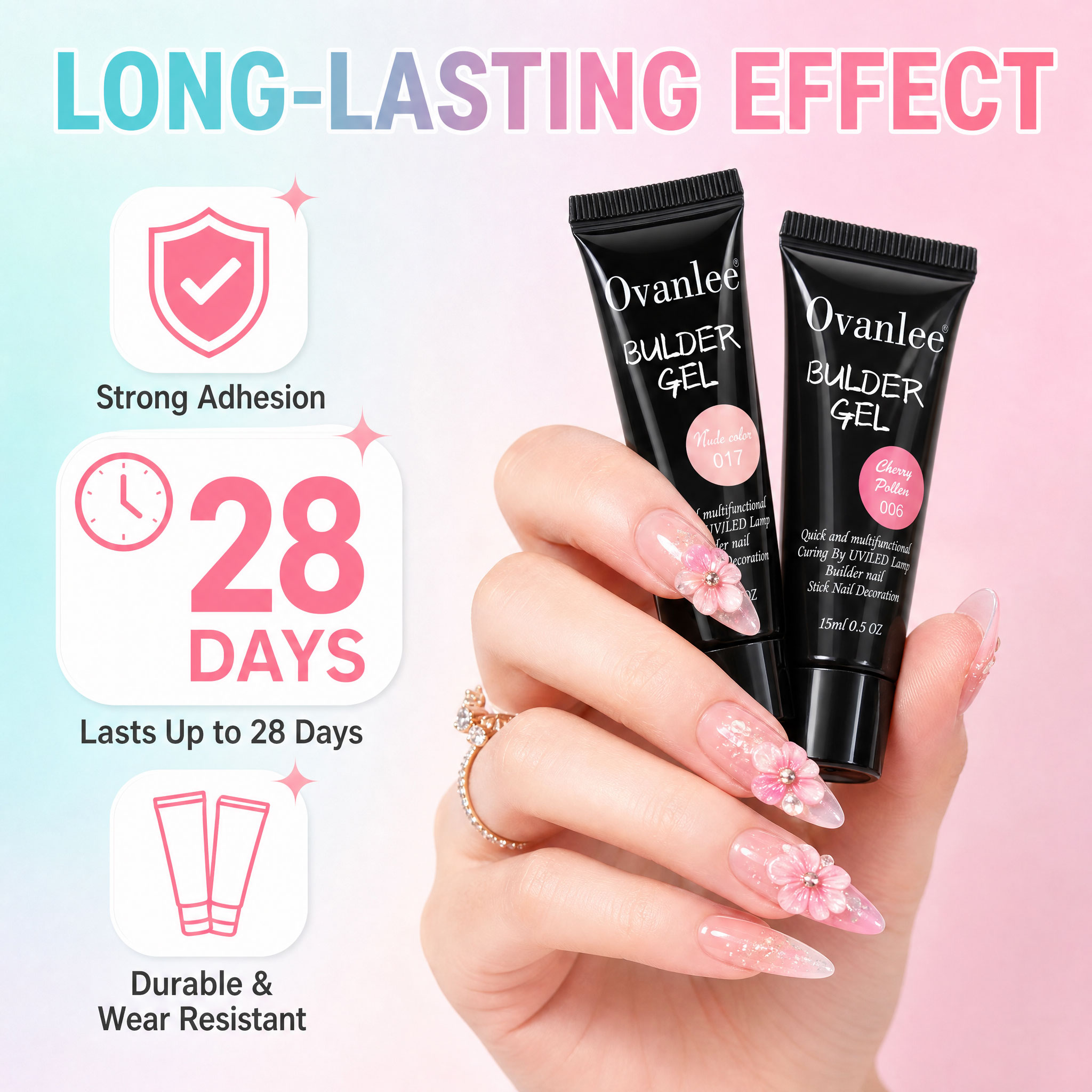 オヴァンリー 12色 3-in-1 ビルダージェルキット – - Nail Art Ombre のレビューと価格