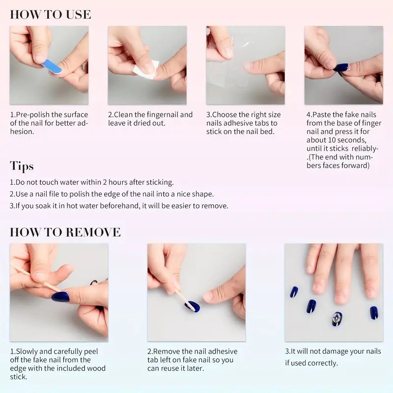 10個入り高級手作りつけ爪 ダックビル型彫刻デザイン 3ピー - Nail Art Press On のレビューと価格