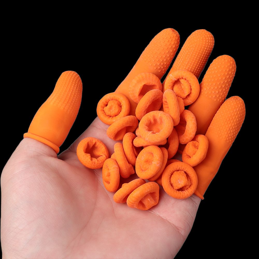 100個入り 再利用可能なネイルアート用具、指先保護用オレン - Nail Art Orange のレビューと価格