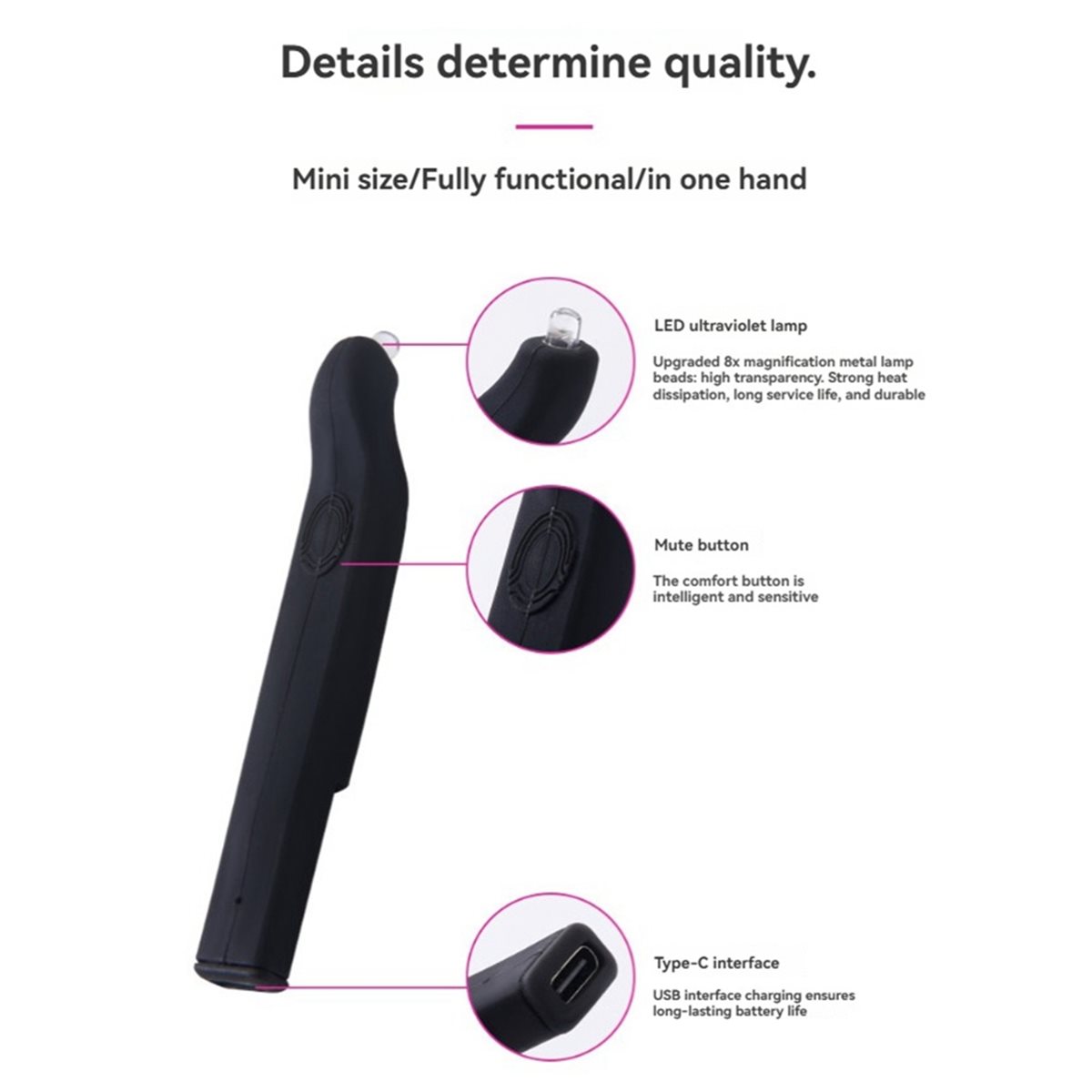 便利なUV充電式ピンセット、まつげエクステ用、ネイルアート硬 - Nail Art Ombre のレビューと価格